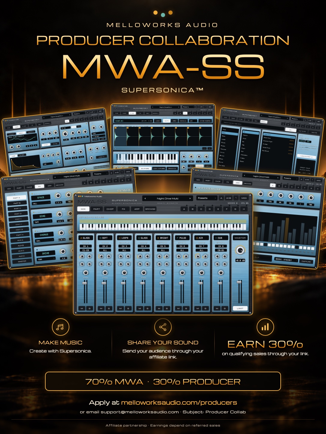 MWA-SS producer collab flyer