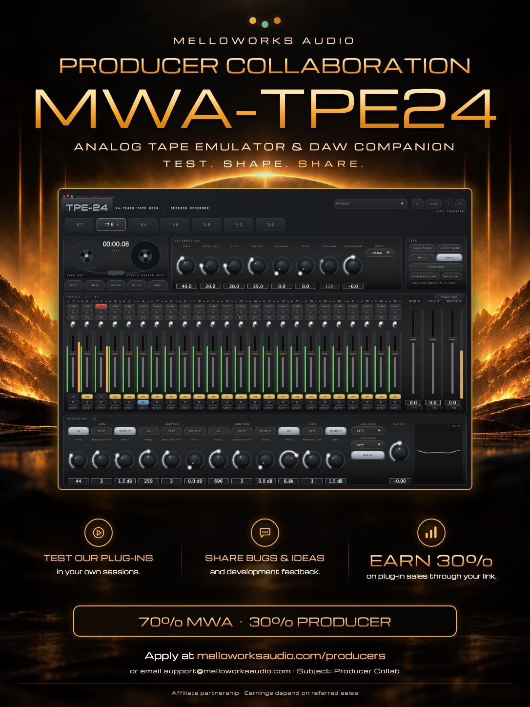 MWA-TPE24 producer collab flyer
